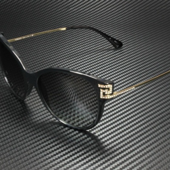 Versace Women's Black and Grey Sunglasses!