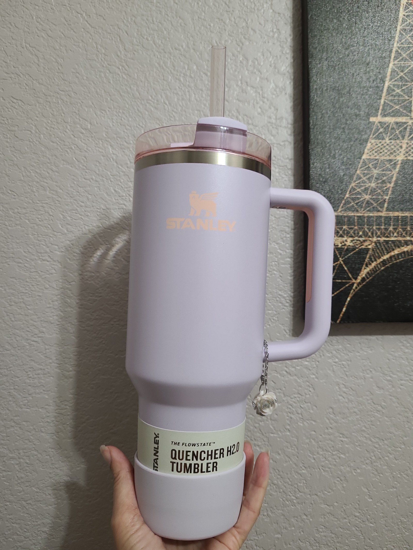 Nordstrom Exclusive Orchid Glimmer Stanley Quencher 40 oz Tumbler