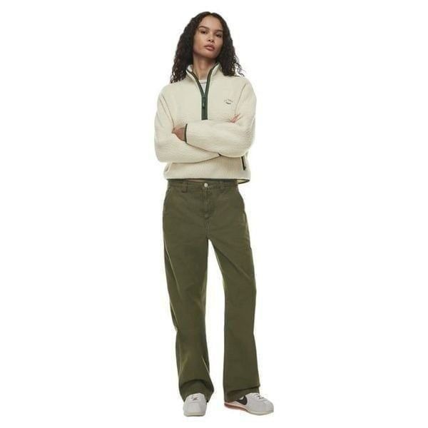 TNA greenwich Pant High Waisted Relaxed Twill Carpenter Pants Gd Fatigue Size 4