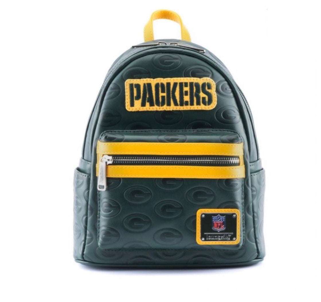 Loungefly NFL Green Bay Packers Logo Mini Backpack Unisex