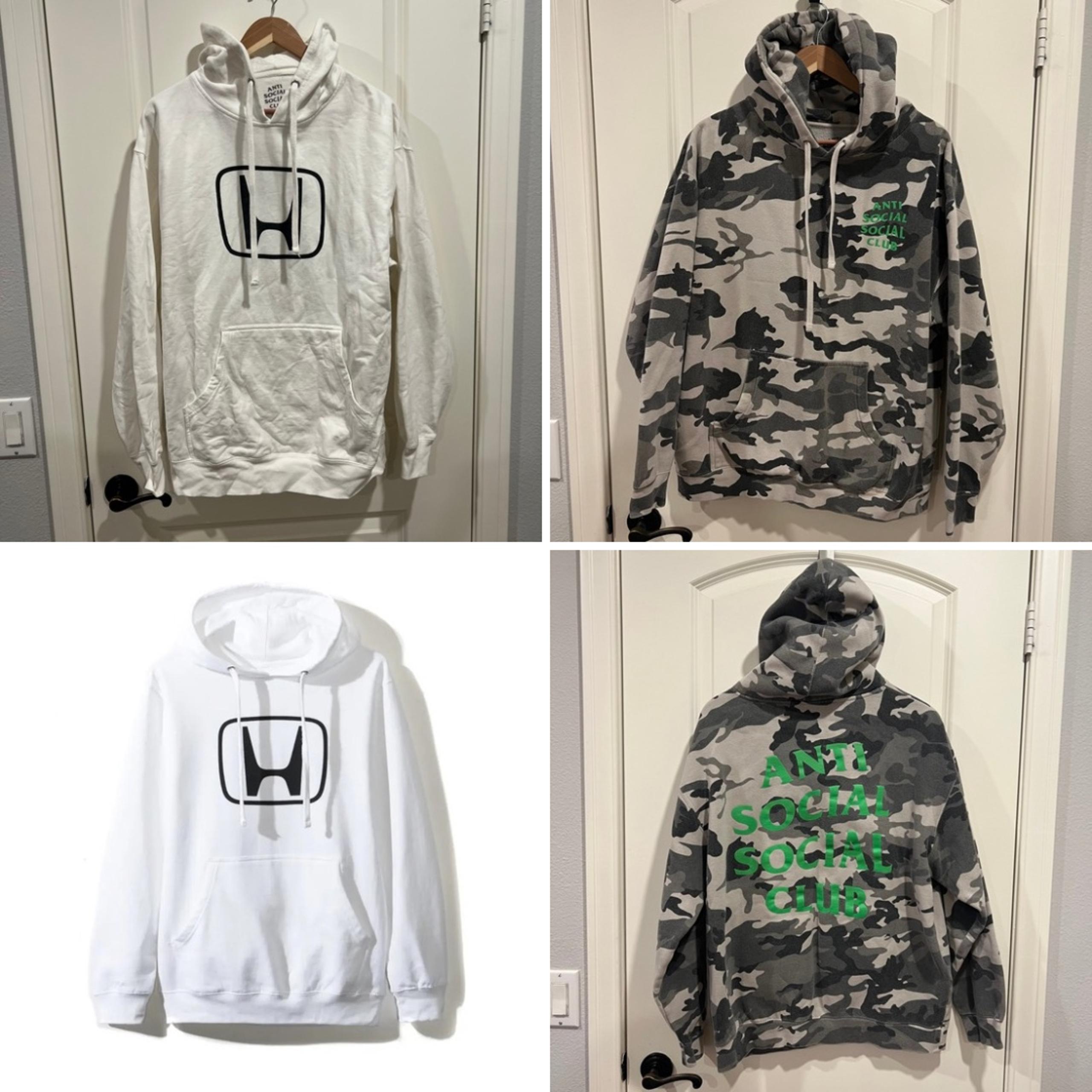 2 ASSC Anti Social Social Club Hoodies