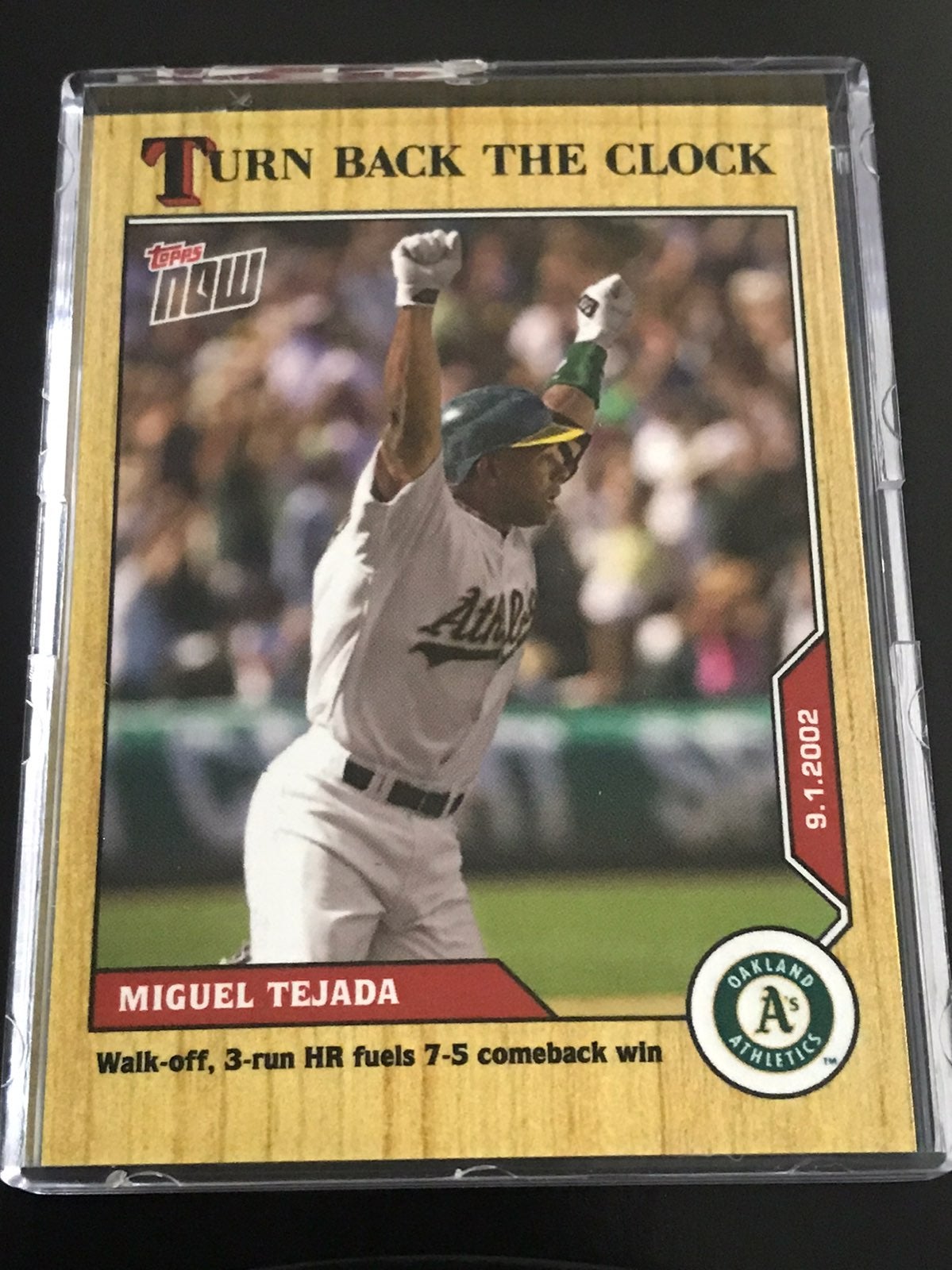 Topps Miguel Tejada 155 Turn Back Clock