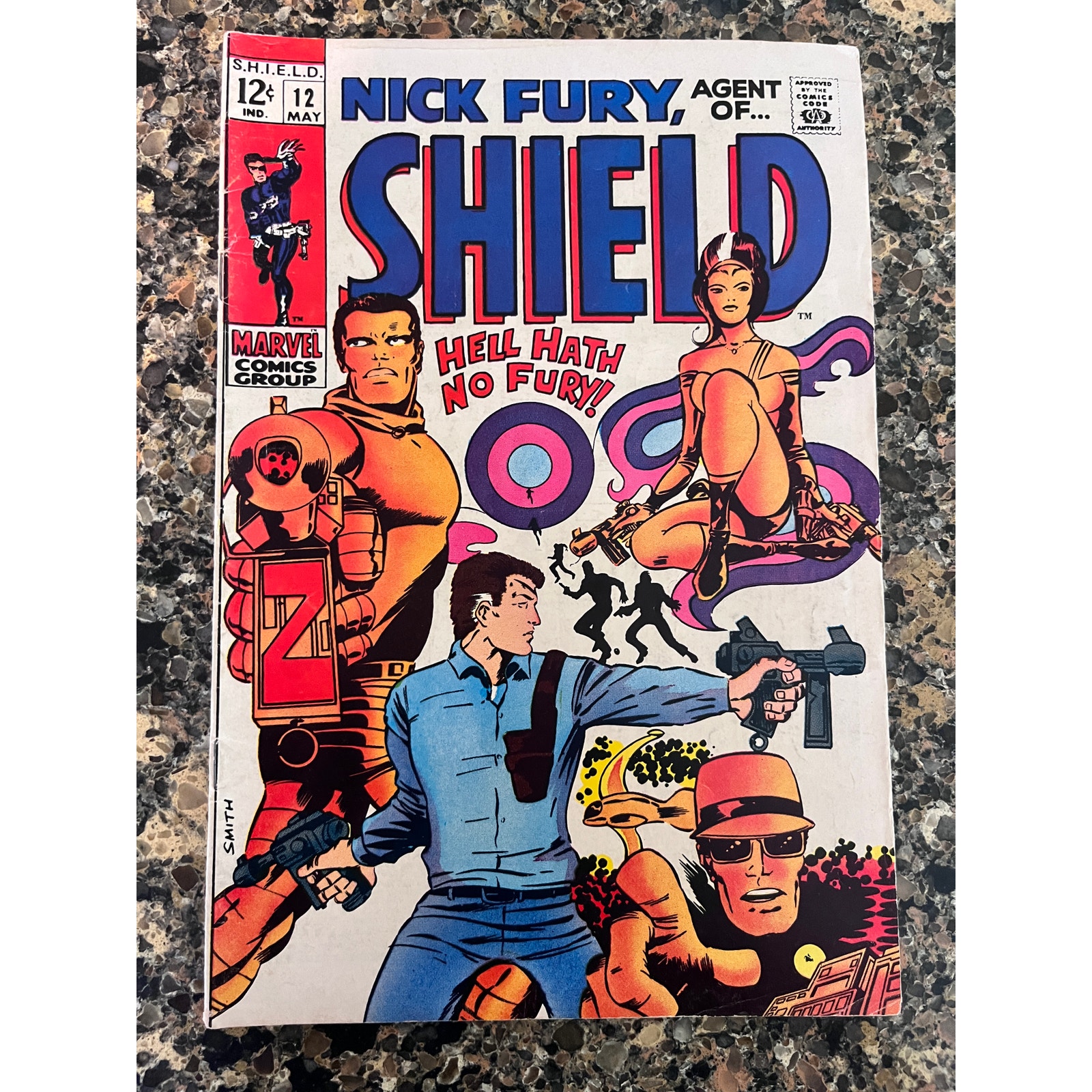 Nick Fury Agent of Shield No 12. 1969 Hell Hath No Fury.