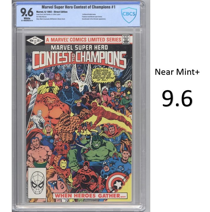 Marvel Super-Hero Contest of Champions #1 - Key & Six 1st apps-CBCS 9.6-New Slab