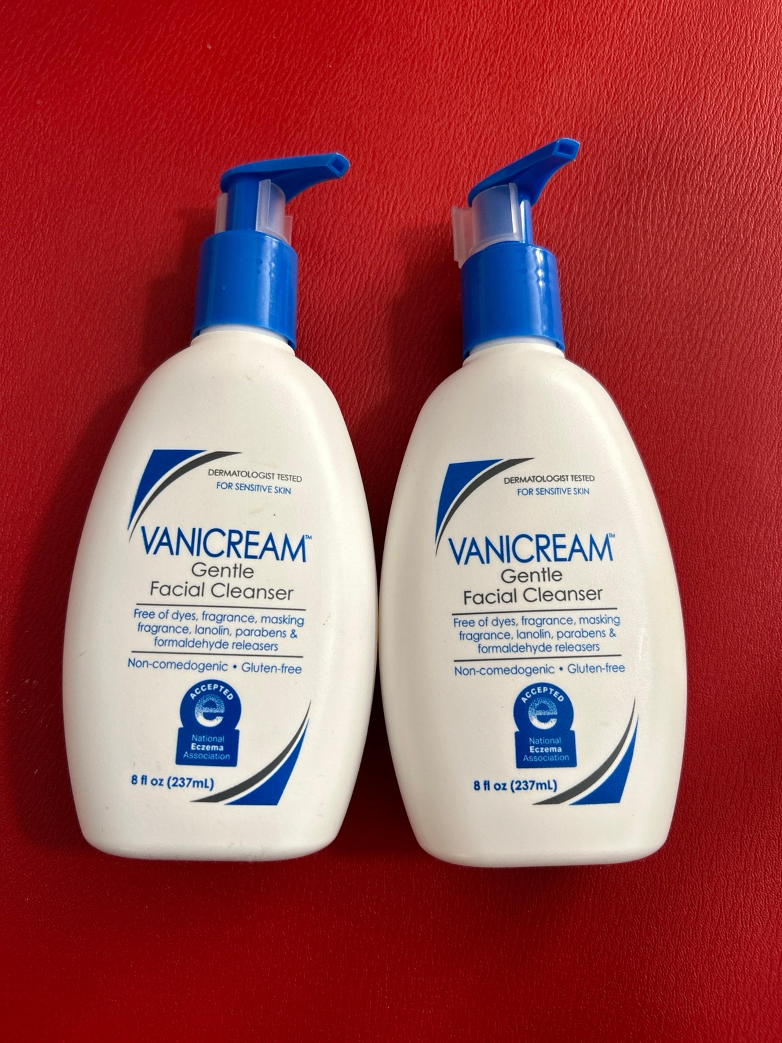 2 Vanicream Gentle Facial Cleanser with Pump Dispenser - 8 fl oz