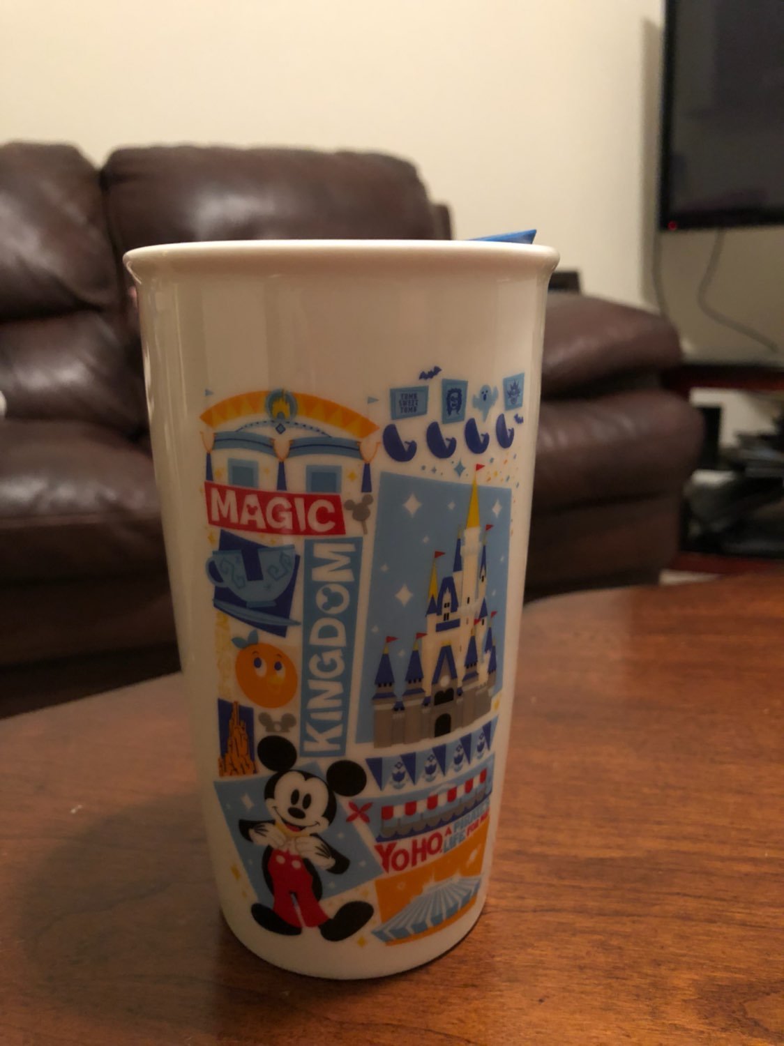 Disney Magic Kingdom Starbucks Cup