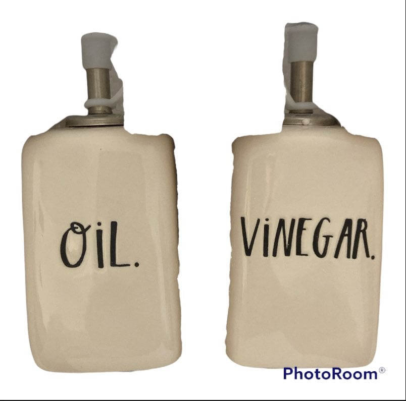 Rae Dunn oil and vinegar
