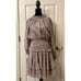 NWOT Cleobella Mock Neck Snakeskin Patterned Smocked Mid Waist Mini Dress Size M