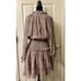 NWOT Cleobella Mock Neck Snakeskin Patterned Smocked Mid Waist Mini Dress Size M