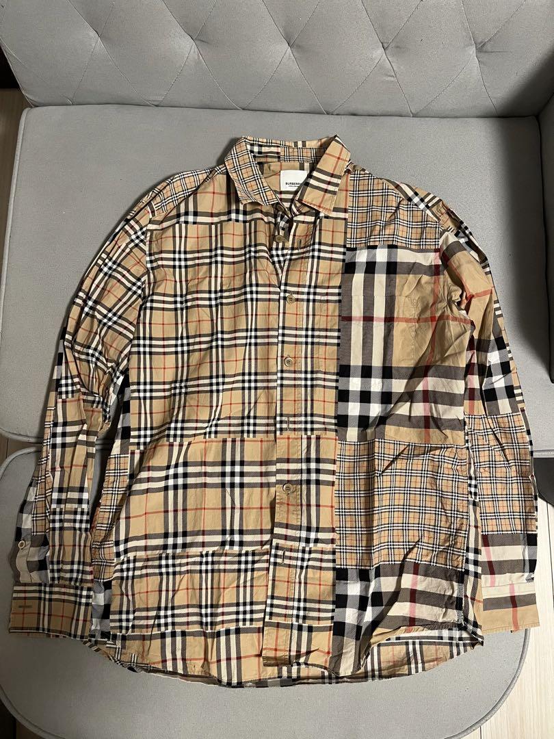 BURBERRY/Burberry Checked Shirt, Excellent Condition, Authentic