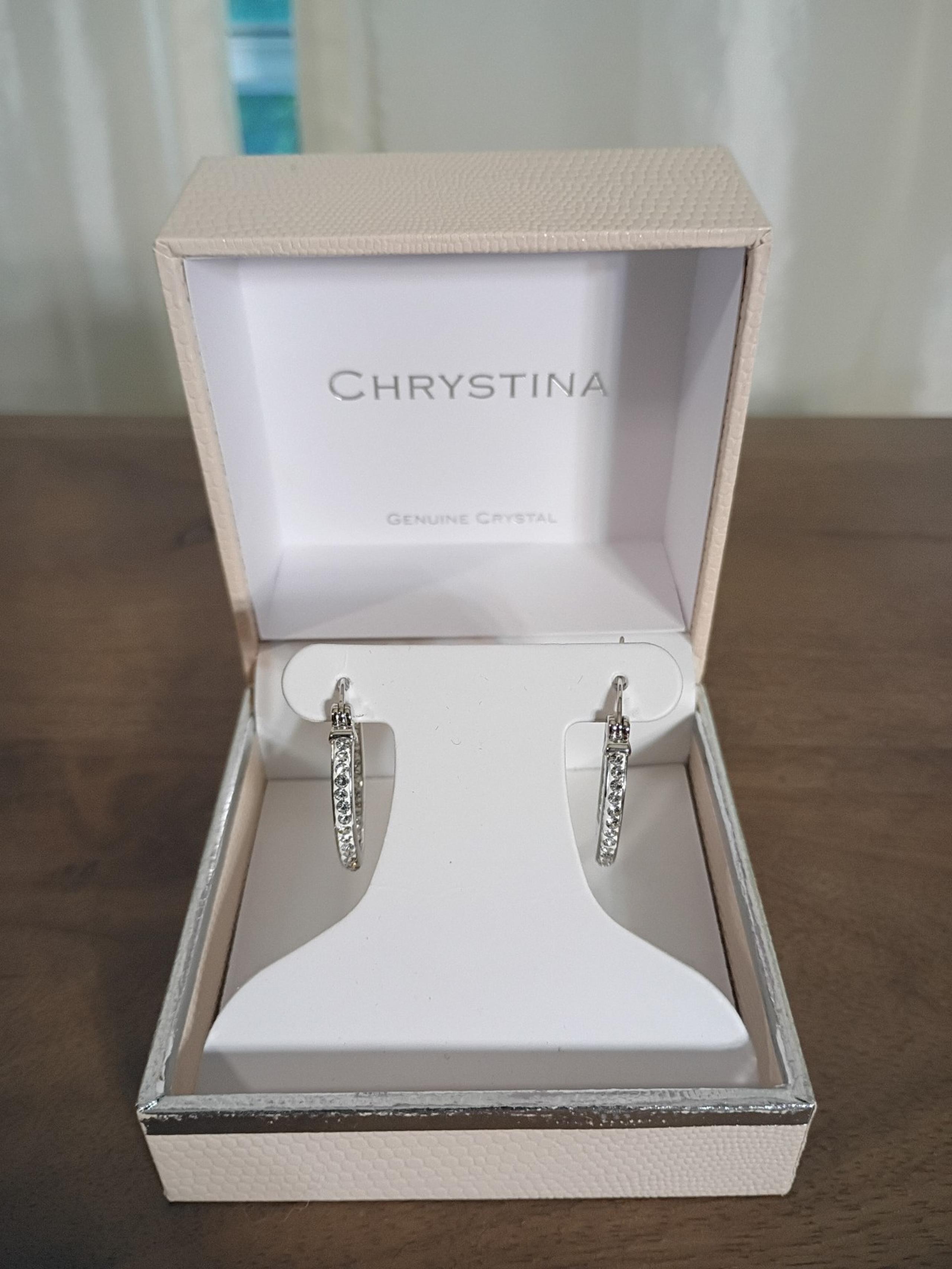 Chrystina small hoop earrings