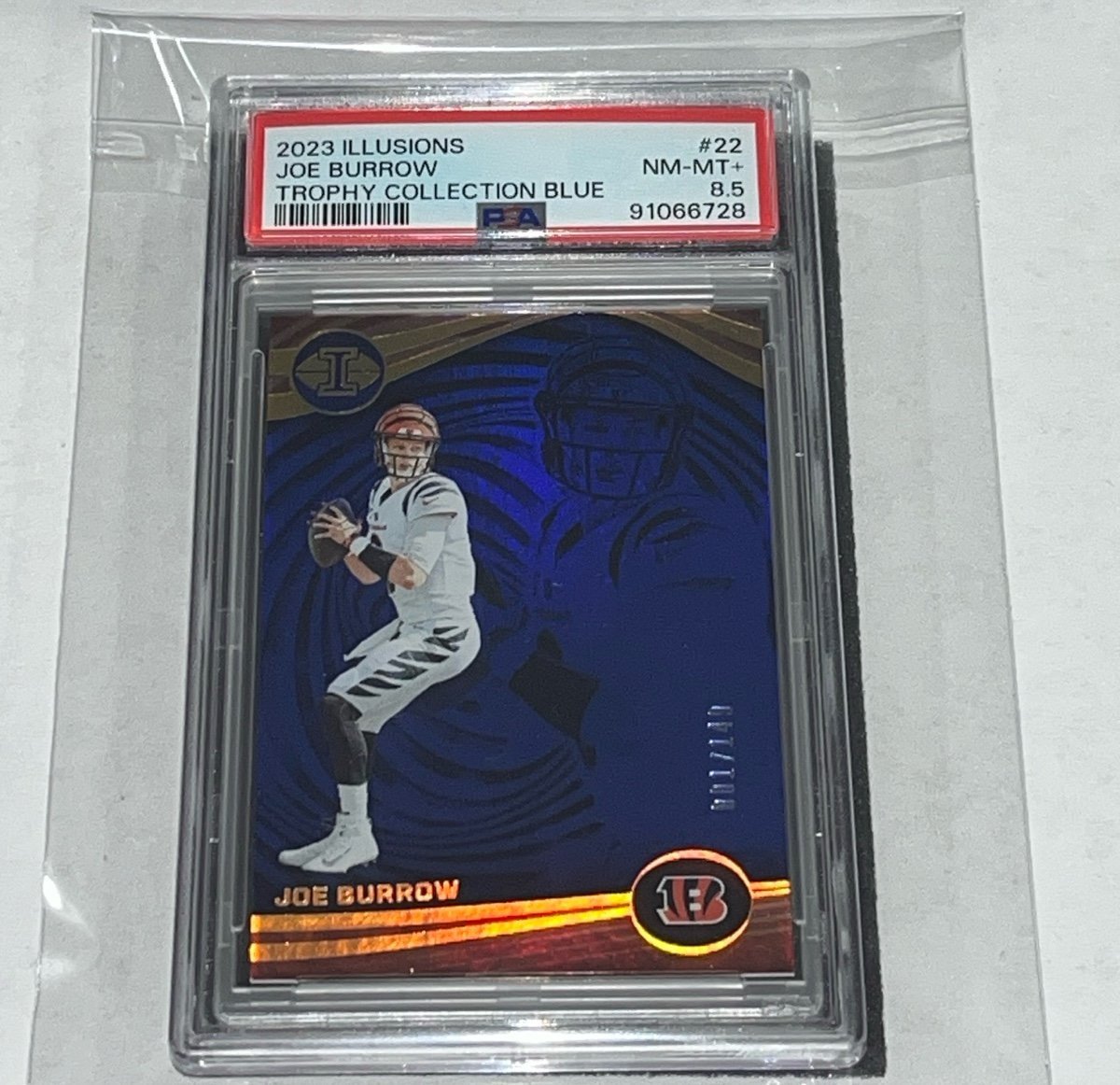 2023 Illusions Football Joe Burrow #001/149 PSA 8.5