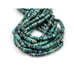 Natural Chrysocolla Real Gemstone Heishi Disc Shape Beads 7-8mm AAA Quality