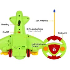 Cartoon RC Airplane for Kids (Red)
