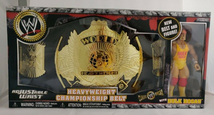 WWE Jakks World Heavyweight Belt & Hogan