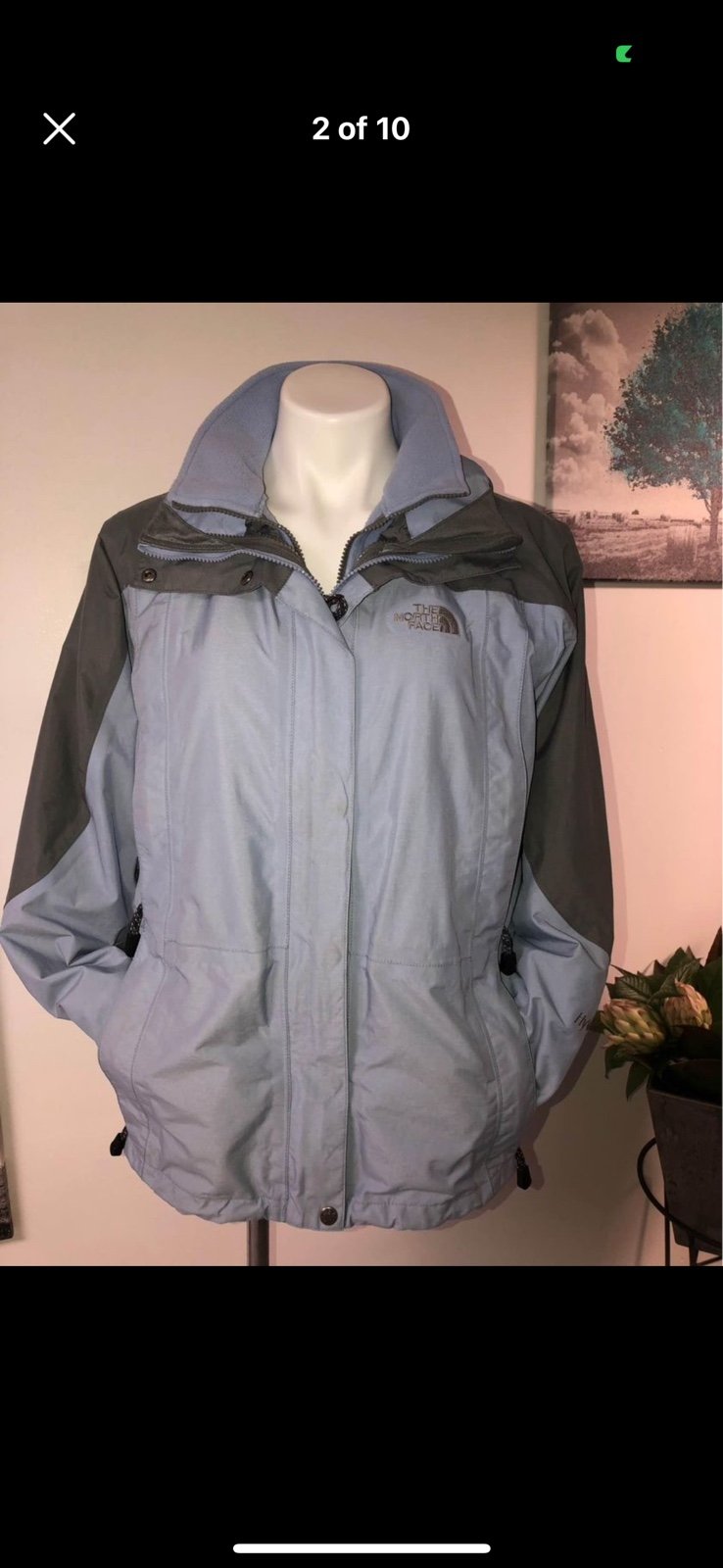 the northt face womens winter jacket size medium removable fleece great conditio