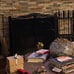 fireplace screen and tools wrought iron fantastic condition