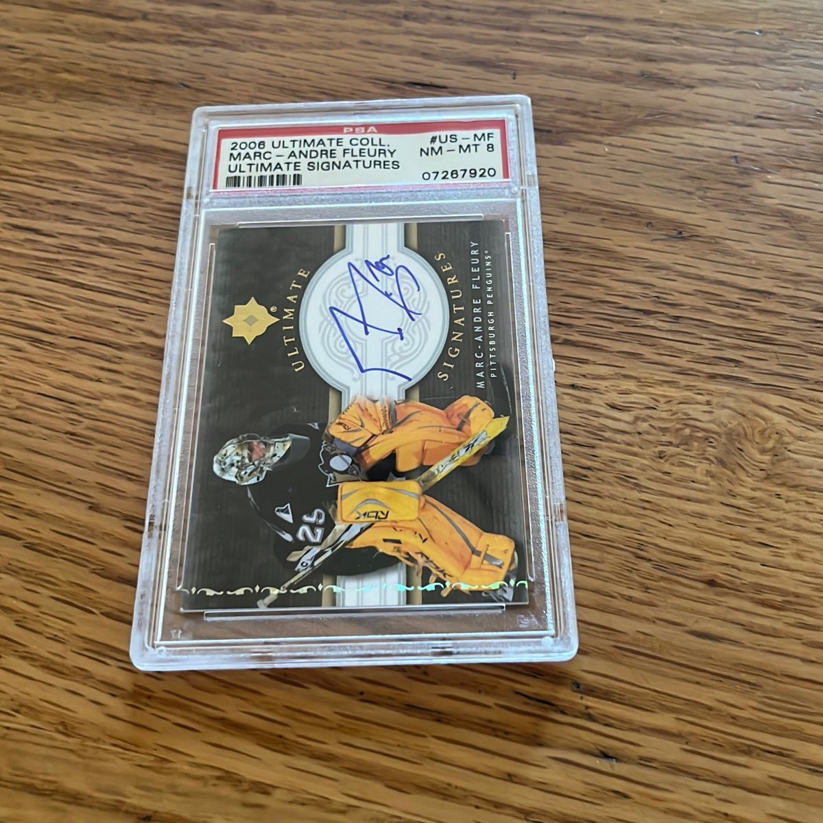 2006 NHL Marc-Andre Fleury Card
