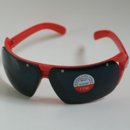 NWT Vintage Sports Wrap around semi-rimless biker Terminator I, I'll be back!