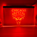 CHICAGO BULLS LED NEON RED LIGHT SIGN 8x12