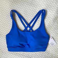 Lululemon Energy Bra Sz4 blue NWT