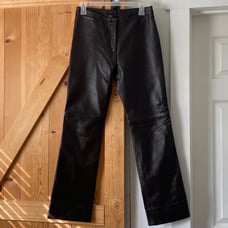 BCBGMaxAzria 100% Leather Brown Pants