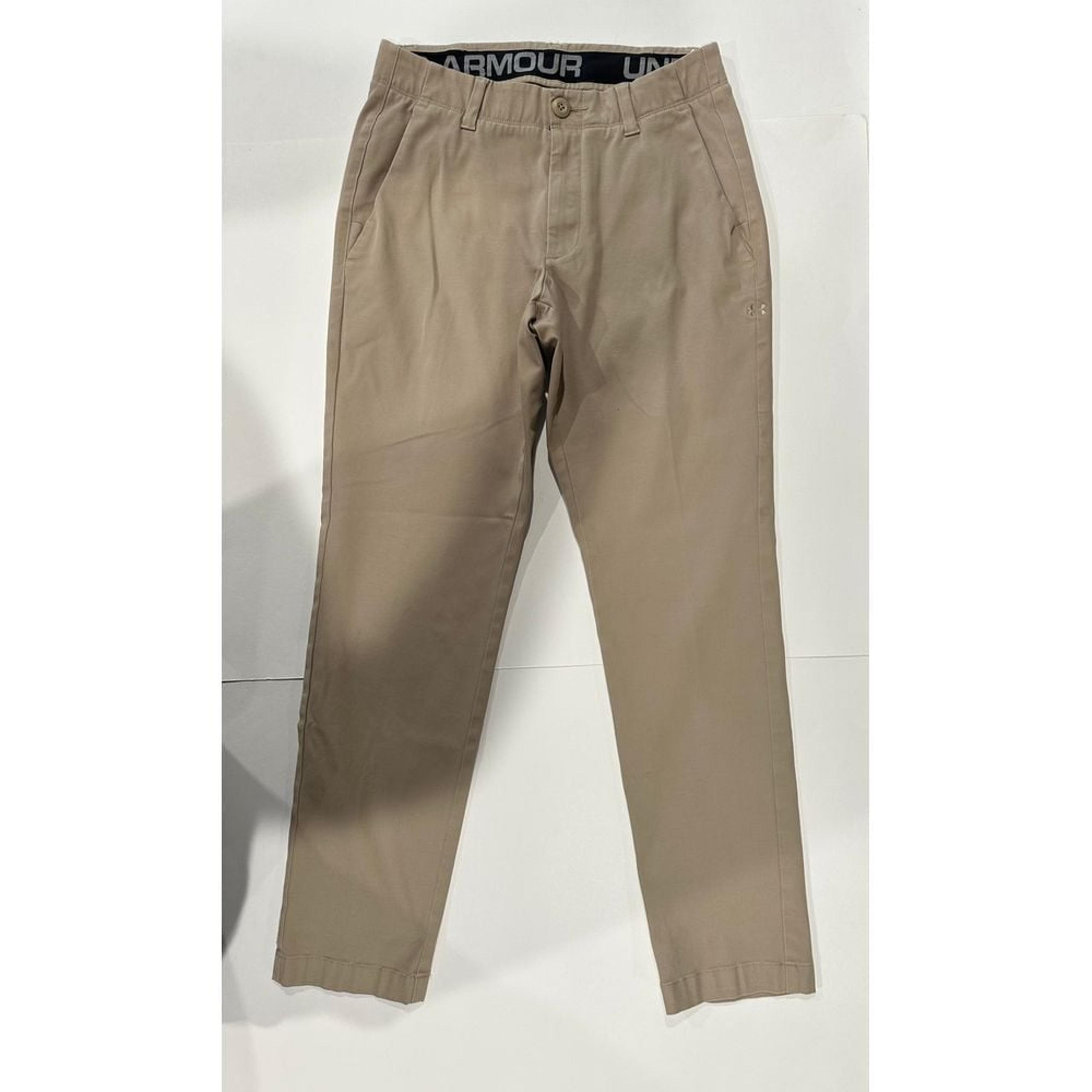 Under Armour Men's Khaki Chino Pants Casual Comfort Everyday Wear - Size 30x30.