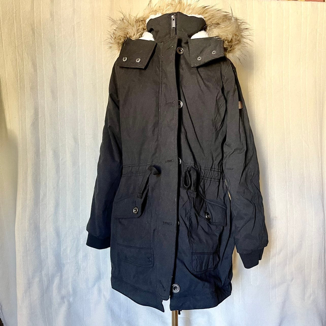 Hollister Sherpa Lined Parka Jacket NWOT