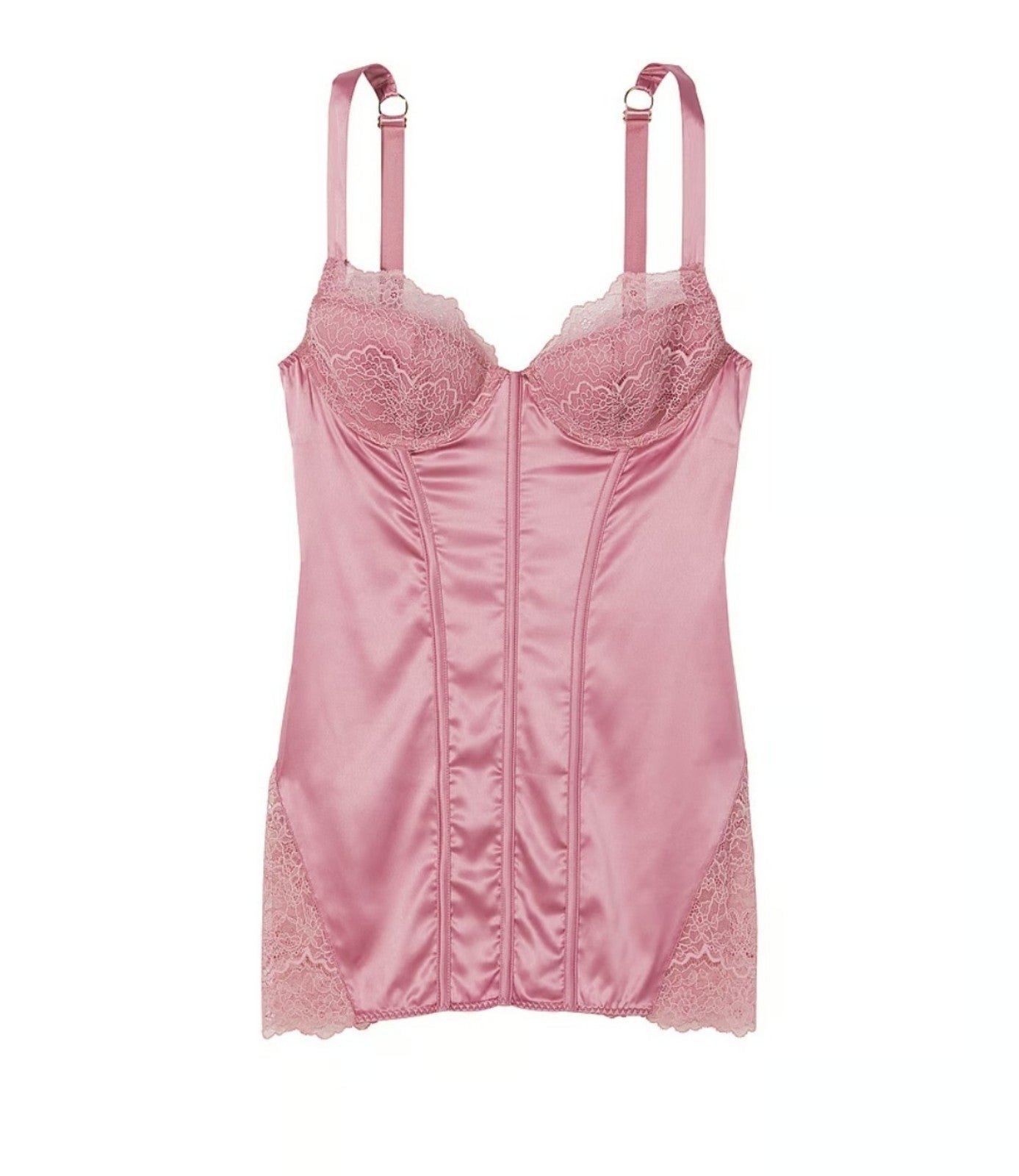 Victoria's Secret Pink stretch Satin Corset Mini Slip very sexy and comfortable