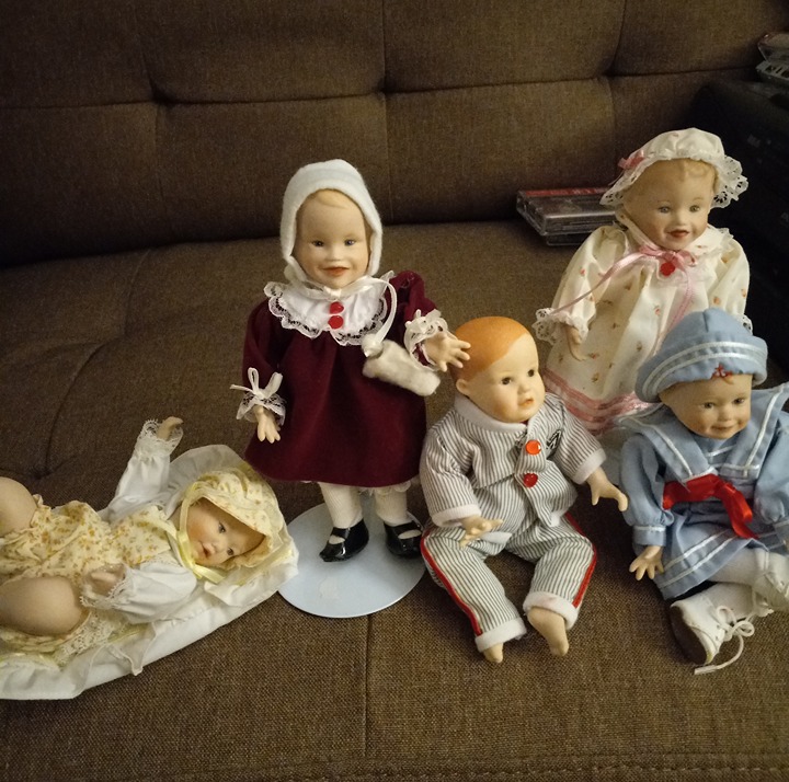 Doll collection porcelain mini - 5