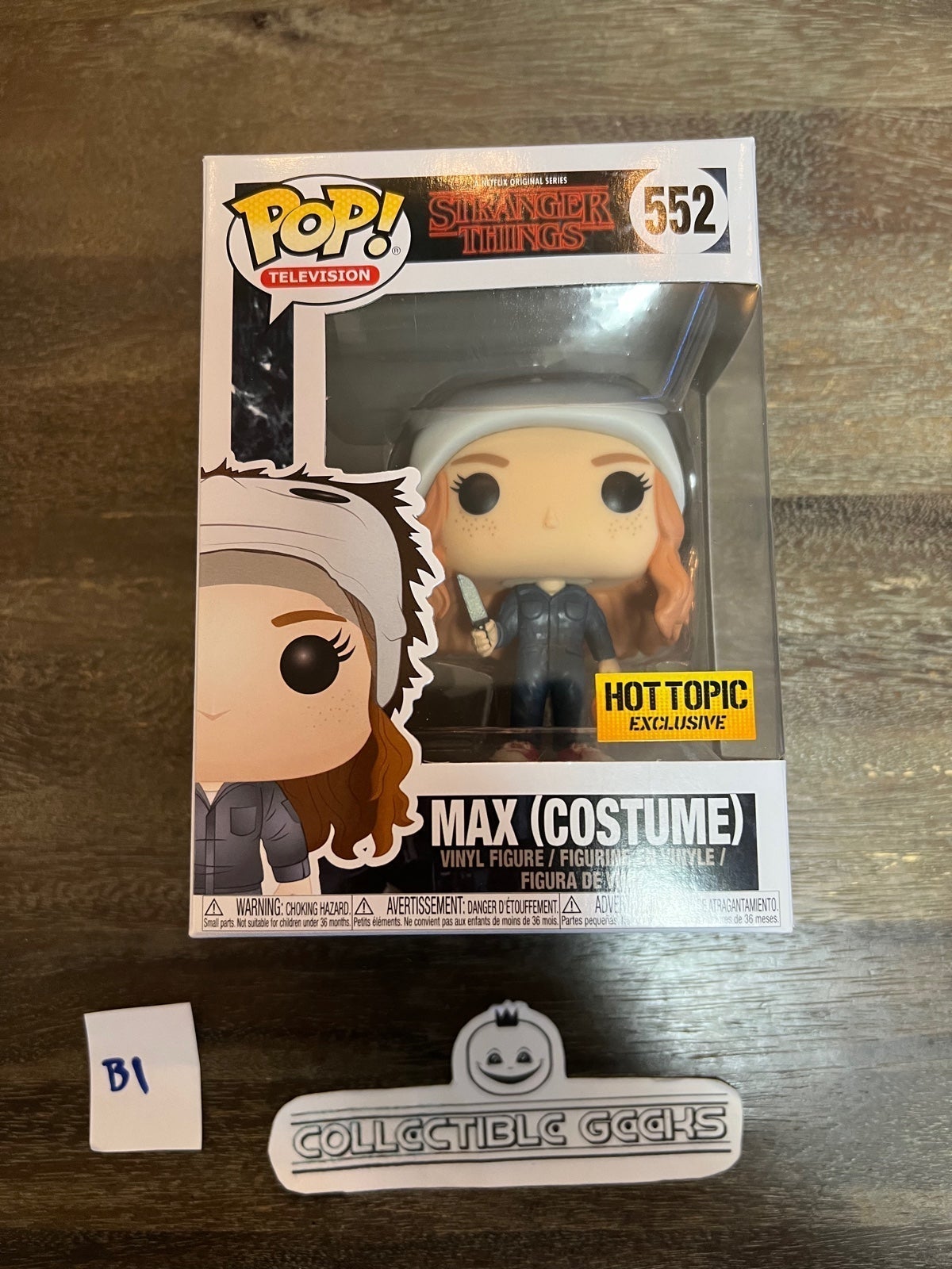 Netflix Stranger Things Max (Costume) Hot Topic Exclusive 552 RARE