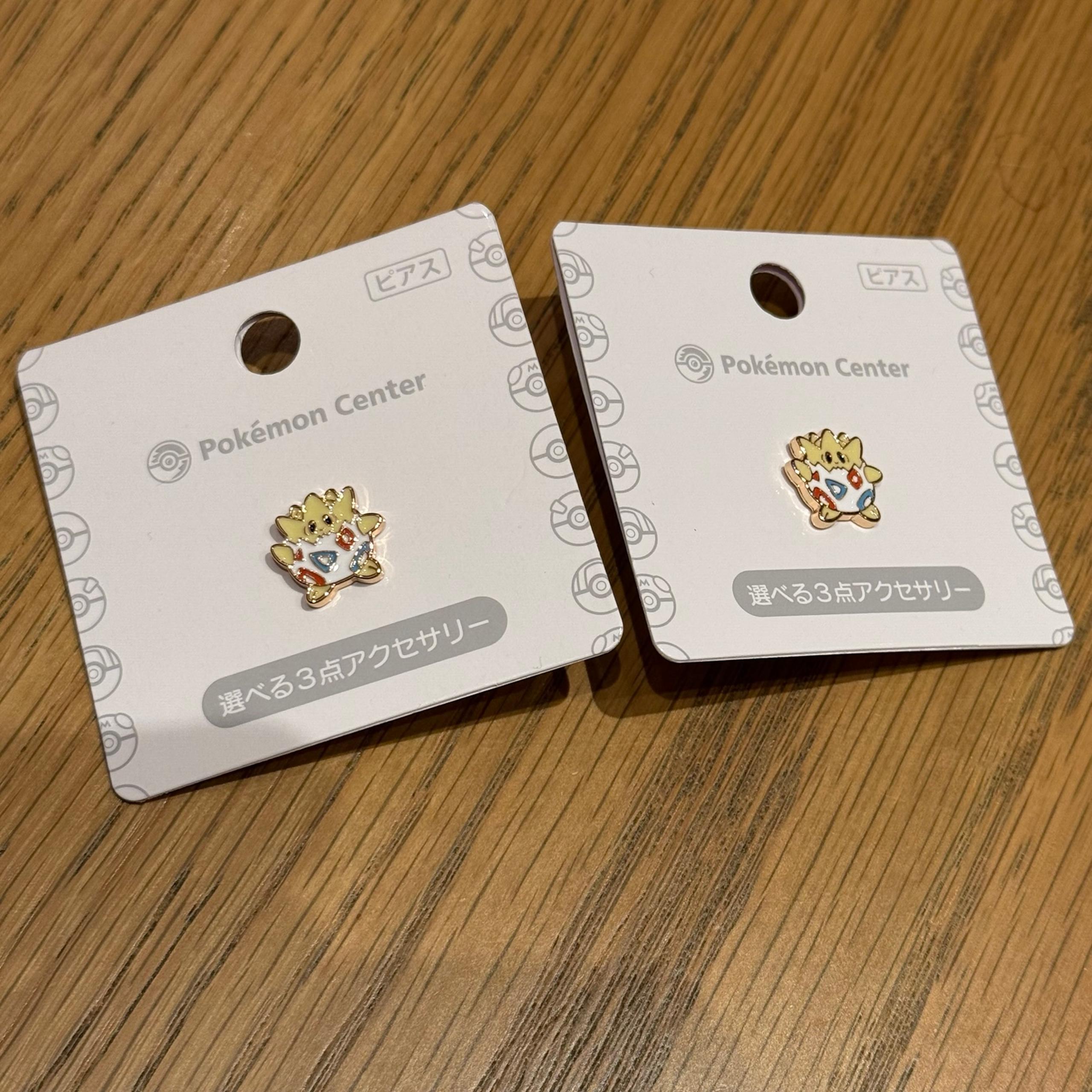 Pokemon Center Japan Face Earrings Togepi
