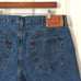 Levi's 501 Medium Wash High Rise Cut Off Raw Hem Button Fly Denim Jean Shorts 36