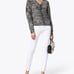 BROCHU WALKER 100% CASHMERE MONI VEE KHALIA LEOPARD PRINT SWEATER SIZE SMALL