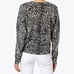 BROCHU WALKER 100% CASHMERE MONI VEE KHALIA LEOPARD PRINT SWEATER SIZE SMALL