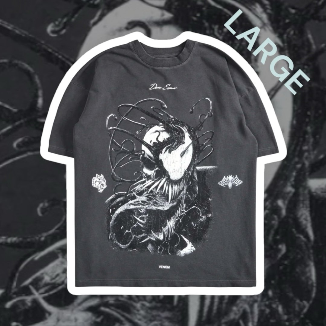 SYMBIOSIS PREMIUM OVERSIZED TEE IN WOLF GRAY