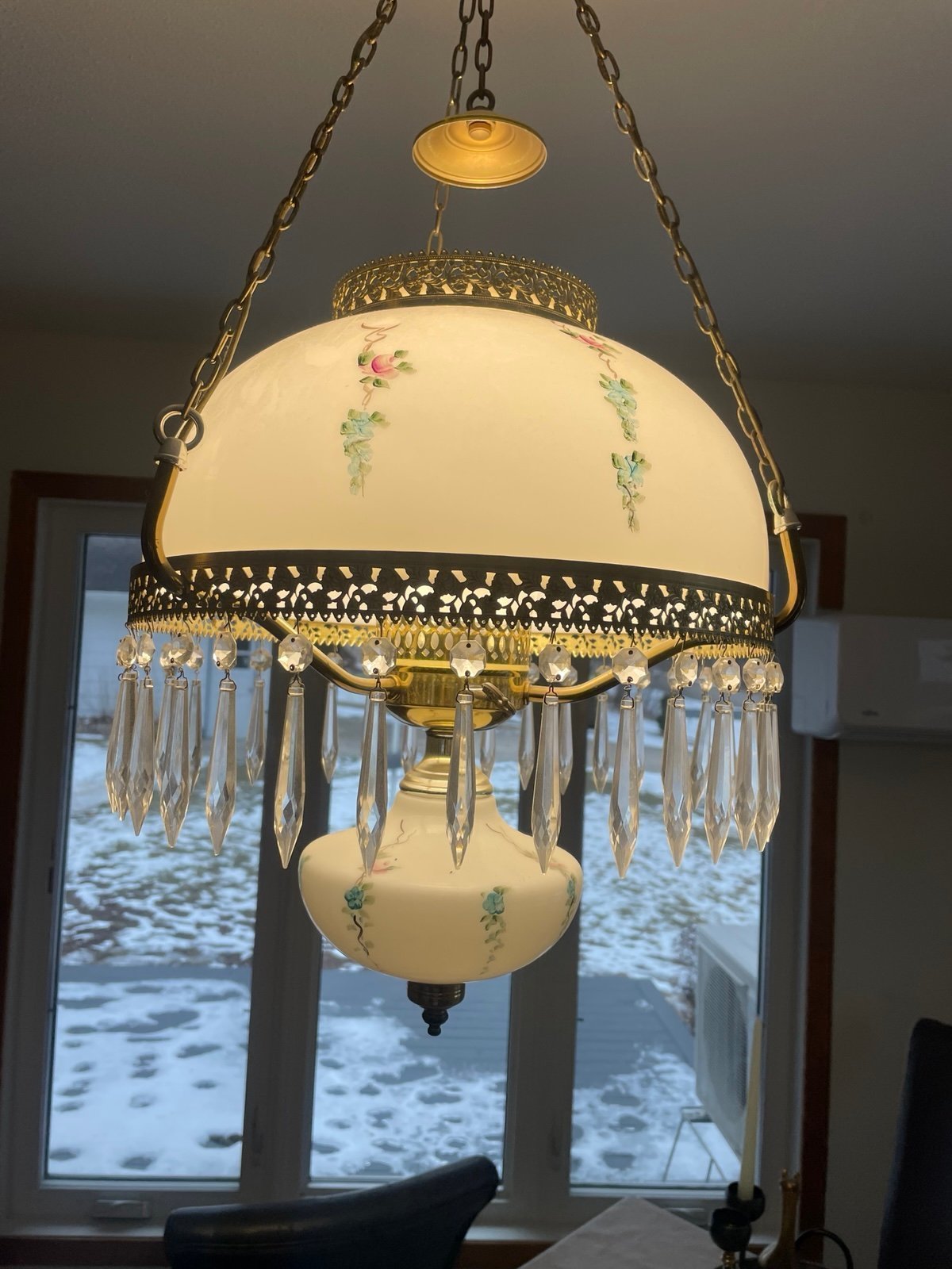 Handpainted vintage Chandelier