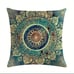NWT 4pc Boho Mandala throw pillow cover zipper closure pillowcase