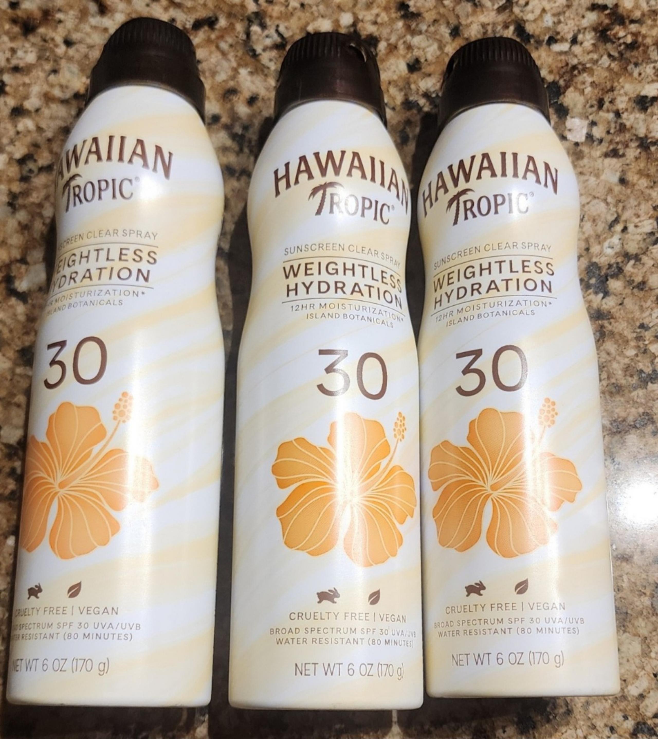Hawaiian Tropic Sunscreen - Weightless Hydration - Sunscreen - Sun - Beach - Tan