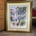Vintage 90s Josie Van Gent Edell April in Charleston art print signed framed