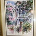 Vintage 90s Josie Van Gent Edell April in Charleston art print signed framed