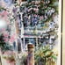 Vintage 90s Josie Van Gent Edell April in Charleston art print signed framed