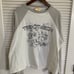 Trendt Vision Unisex Sweatshirt Size Large White/Gray