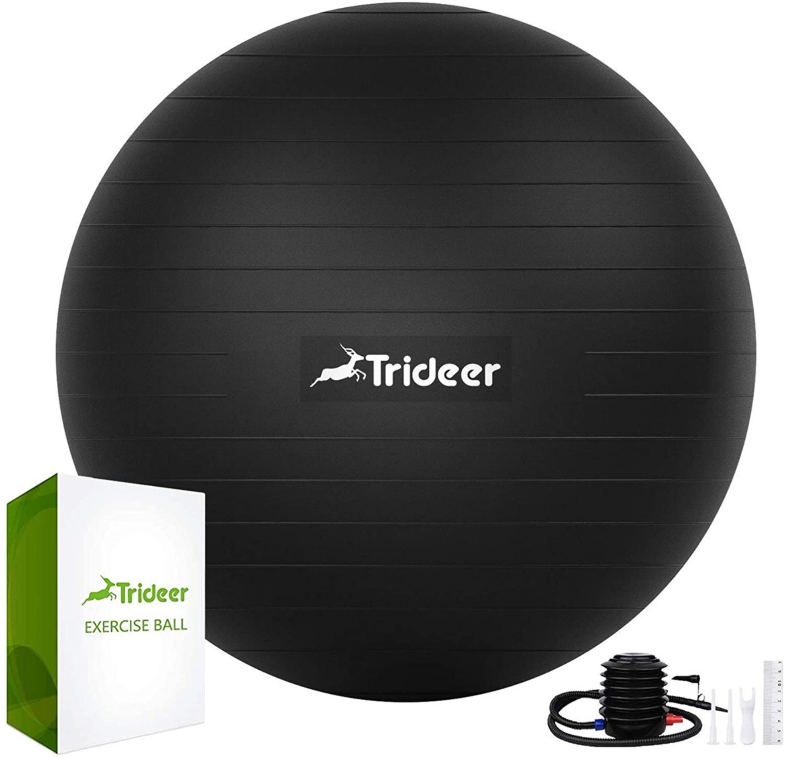 Trideer Extra Thick Yoga & Exercise Ball, 5 Sizes Ball Chair