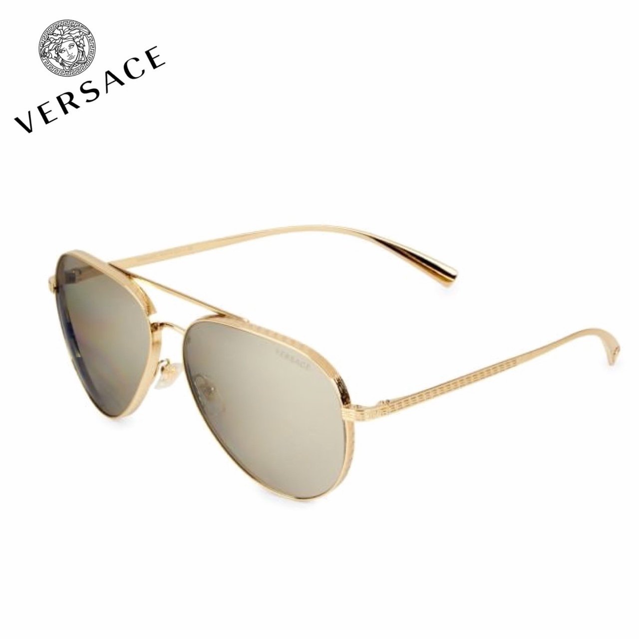 NWT VERSACE UNISEX 59MM Aviator Sunglasses