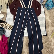 Tory Burch pants and sweater set