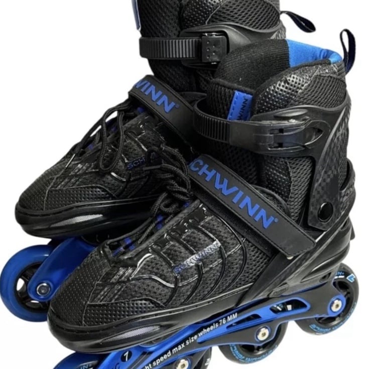 Schwinn Adult ABEC-7 In-Line Skates Roller Blades, Adjustable Fit Sizes 8- 9.5