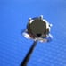 4.76ct 100% REAL NATURAL BLACK DIAMOND RING, CERTIFICATE,FR EE DIA TESTER Size 5
