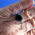 4.76ct 100% REAL NATURAL BLACK DIAMOND RING, CERTIFICATE,FR EE DIA TESTER Size 5