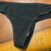 Auden cotton blend black thong size large
